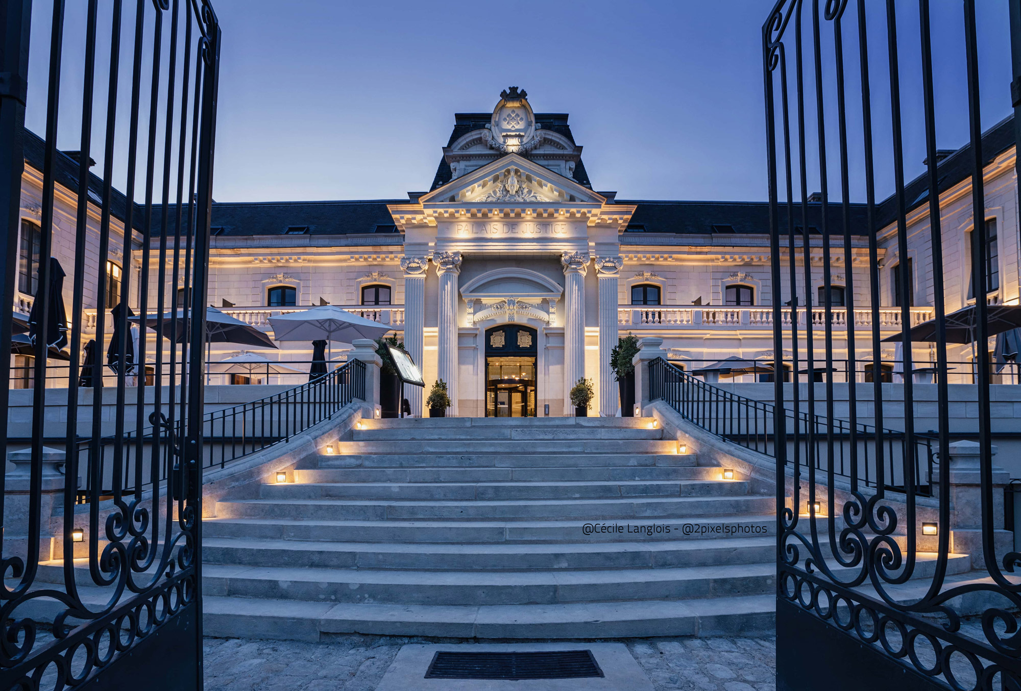 INAUGURATION DE L'HOTEL DU PALAIS à LOCHES